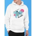 thumbnail image 2 of Summer Geometric  Design Hoodie Men -Image by Shutterstock, Male Large, 2 of 4