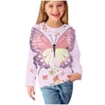 thumbnail image 4 of Jinhomg Kids Spring Shirts Casual Comfy Long Sleeve Crew Neck Tunics 2025 Trendy Graphic Print Blouse Boys Girls Lightweight Tops Multicolor 130, 4 of 6