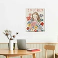 thumbnail image 3 of Nawypu  Girl Nursery Pastel Colorful Wildflower Girl Power Wall Decor Canvas Wall Art Painting Paints Picture for Home Girls Kids Room Playroom Nursery,,Gifts for Kids Girls, 3 of 5