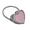 Pink acrylic, variant on 7829 Openable Heart Shape Stylish Rings Finger Jewelry Eye Catching Rings for Daily