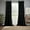 Black, variant on Sheetsnthings Velvet Heavyweight Grommet Top Window Curtains, Set of 2 (52"Wx120"L) Solid Panels, Chocolate