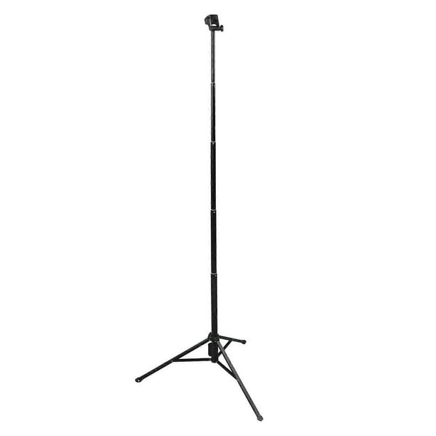 6.4ft Selfie Stick Phone Tripod Stand Extendable Wireless Remote with Phone Clamp Portable Phone Tripod for Live Streaming