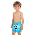 thumbnail image 4 of EGNMCR Children's Pocket Shorts Drawstring Elastic Printed Casual Swim Trunks five point pants, 4 of 8