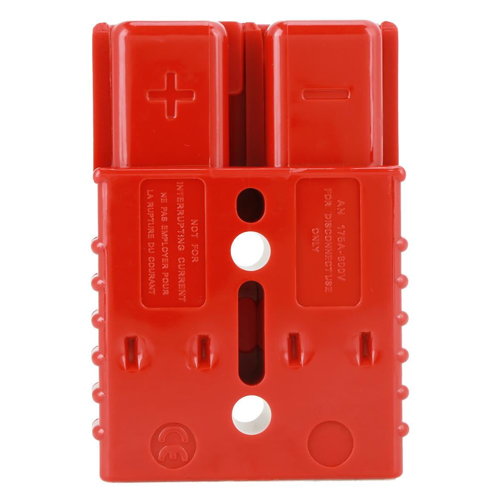 Tebru Quick Connect Plug, Winch Connector,2pcs 175A 600V Red Battery