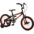 thumbnail image 3 of Mongoose Mutant Kids BMX Style Boys Bike, 16-in. Wheels, Kids Ages 3 - 5, Black & Orange, 3 of 9