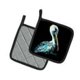 thumbnail image 2 of Caroline's Treasures MW1164PTHD Dressed in Black Pelican Pair of Pot Holders , 7.5HX7.5W, multicolor, 2 of 3