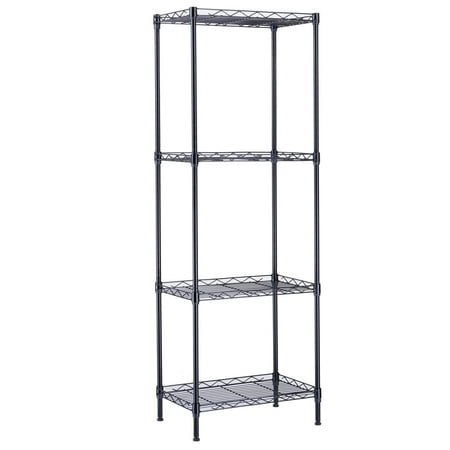 

4-Tier Wire Shelving Unit Metal Storage Rack