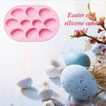 thumbnail image 2 of Injueey Molde de silicona de 10 agujeros para molde de pastel de Chocolate para postre de Fondant en forma de huevo de Pascua moldes decorativos DIY Almacenamiento y organización del hogar Injueey HA023373-00, 2 of 6