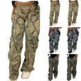 thumbnail image 7 of Lovskoo Womens Camouflage Printed Cargo Pants Casual High Waisted Baggy Stretch Straight Leg Trousers Spring/Summer Wide Leg Pants with Pockets Khaki, 7 of 7