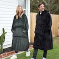thumbnail image 6 of Catalonia Oversized Blanket Hoodie Sweatshirt, Wearable Fleece Pullover, Gift for Adults Men Women Wife Girlfriend, 6 of 6