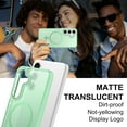 thumbnail image 6 of Magnetic Designed for Samsang Galaxy S24 Case [Military-Grade Drop Tested] [Compatible with Magnet] Slim Frosted Case for Galaxy S24 Case Phone Case (6.2"), Light Green, 6 of 12