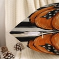 thumbnail image 5 of DaShan Fall Throw Pillow Covers 20x20 Set of 2,Black Stripes Pumpkin Pillowcase Cushion Cover for Couch Sofa Bed, 5 of 6