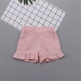 thumbnail image 4 of Mercatoo Toddler Girls Rabbit's Ears Sports Shorts Kids Summer Home Casual Shorts for 1 to 3 Years Girls 𝐀thletic Outfit, 4 of 4