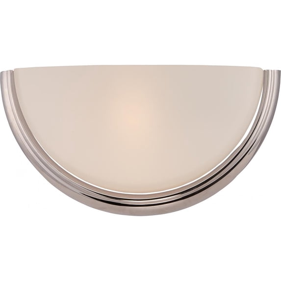 Dylan 1-Light Wall Sconce Vanity & Wall Light Fixture in Polished Nickel Finish