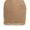 thumbnail image 3 of FREE PEOPLE Womens Olive Knit Fitted Crochet Winter Beanie Hat Cap, 3 of 3