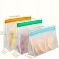 thumbnail image 2 of Sac de Rangement Alimentaire en Silicone Réutilisable, Sac de Congélation Étanche et Réutilisable, Sac de Rangement Voyage/maison - 1 Sac Gallon Réutilisable/1 Sac à Sandwich Réutilisable/1 Sac à Collation Réutilisable (Excluant Bisphénol A), 2 of 5