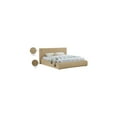 thumbnail image 2 of Meridian Furniture Nico Camel Velvet Queen Bed, 2 of 8