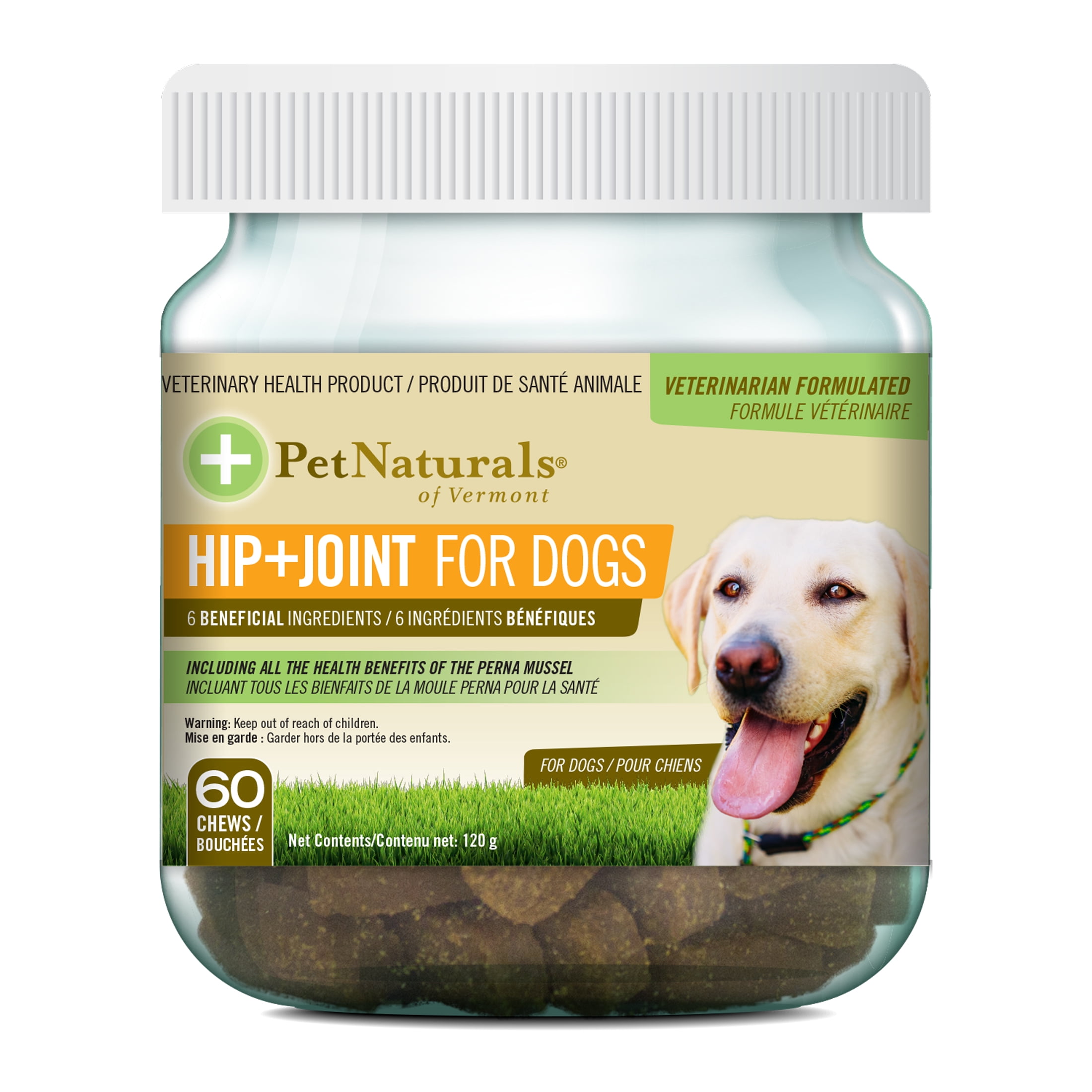 Pet Naturals, Hip and Joint Chew for Dogs, Duck Flavor, 60 Count Jar
