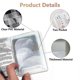 thumbnail image 3 of 10-Pack Clear PVC Passport Covers Protectors, Transparent Protective Holders for Standard Size Travel Documents, 3 of 4