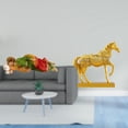 thumbnail image 2 of Estatua Decorativa De Resina Del Caballo De José, Ideal Para Escritorio, Mesa, Estante, Oficina, Coche O Hogar. Figura De Animal Grabada., 2 of 8
