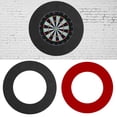 thumbnail image 2 of Pebbuoy Dartboard Protection Ring Wall Protector Board High Strength Removable Simple Installation Wall Surround Dart Backboard Black Ring, 2 of 7