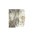 thumbnail image 2 of Dealer Leather  Womens Off White Leather Jacket with Beads, Studs & Bone, Fringe with Snaps - Medium, 2 of 6