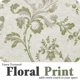 thumbnail image 5 of Cortina Jinchan con Lazo y Volante 114 cm Lino Floral Verde, 5 of 8