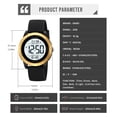 thumbnail image 7 of Women's Fashion Sports Digital Watch - Multifunctional Alarm Clock, Water-Resistant, Perfect for Students, 7 of 7