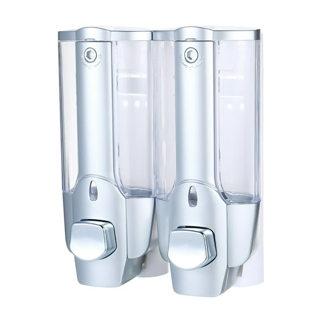Amdohai Distributeurs de Savon Verrouillables 2 Chambres Distributeur Mural Haut de Gamme