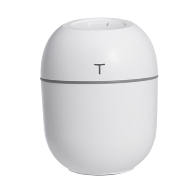 Bearachild Ambientador de 200ML para el hogar, Mini humidificador, luz romántica, difusor de aceite esencial USB, purificador de coche, generador de niebla Humidificadores Blanco Bearachild HA001733-02B