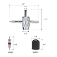 thumbnail image 2 of 44 Pcs Kit d'Outils de Retrait de Valve de Pneu, 2 of 6