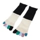 thumbnail image 2 of Calcetines con cinco dedos para mujer Calcetines con punta tubo a media pantorril - Colores Negro Macarena Calcetines Five Fingers, 2 of 8