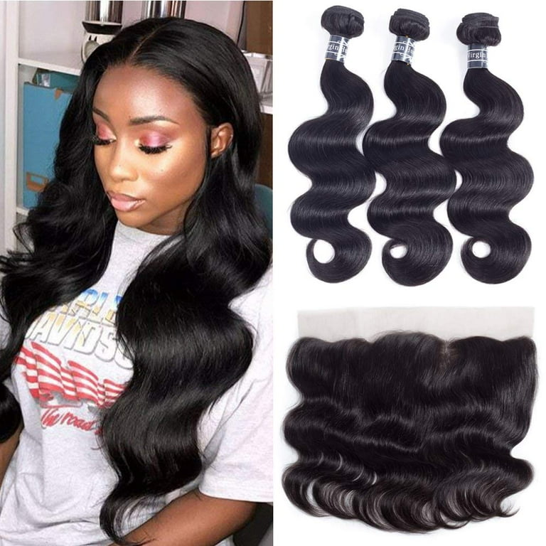Lace frontal top closure quick weave