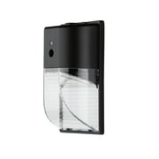 Hyper Tough Direct Wire Pack Light with Clear Lens Cover, Dusk to Dawn, Black, 2000 Lumens, 120V