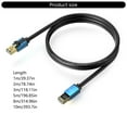 thumbnail image 3 of 10Gigabit Cat8 Networking Cable For Gaming And Streaming Fast Connection Wire, 3 of 12