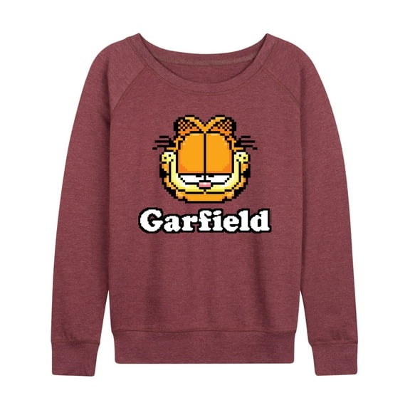 Garfield - Video Game Garfield Logo - Women's Lightweight French Terry Long Sleeve Shirt