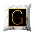 thumbnail image 1 of Mistaha Marbled Golden Letters Pillowcase Sofa Pillow Cushion Cover 45 * 45cm, 1 of 6