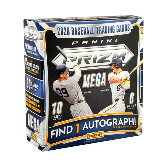 2026 Panini Prizm Baseball Trading Cards Mega Box