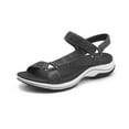 thumbnail image 2 of kamemir Summer Sandals for Women 2025 Women's Backstrap Sandal(Black,7), 2 of 6