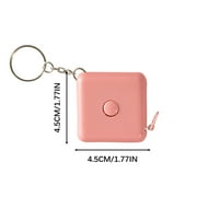 Tape Measure for Body Measuring1.5M Tape Measure Inch Cm Round Tape Automatic Retractable Soft Colorful Ruler Fruit Automatic Telescopic Measuring Tape Measuring Body Circumference