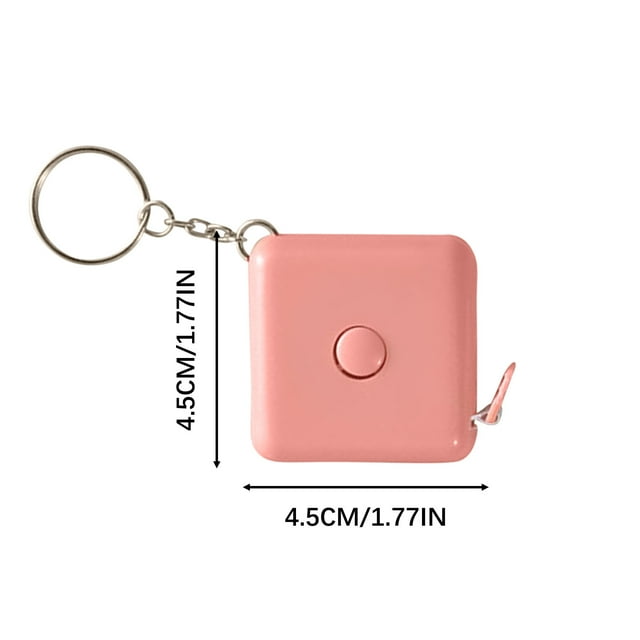 1.5M Tape Measure Inch Cm Round Tape Automatic Retractable Soft Colorful Ruler Fruit Automatic Telescopic Measuring Tape Measuring Body Circumference