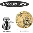 thumbnail image 4 of Jimin 12Pcs Black Fridge Magnets, Small and Strong Magnets for Whiteboard, Office, Classroom, Map, Kitchen, 4 of 7