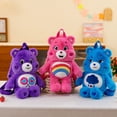 thumbnail image 2 of Mochila de peluche con dibujos animados de animé Care Bears, regalo de cumpleaños, muñeco de peluche de moda, nuevo oso arcoíris, muñeca genuina, mochila para niños, 2 of 4