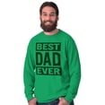 thumbnail image 5 of Cool Best Dad Ever Father's Day Men's Long Sleeve Tee T Shirt Brisco Brands 2X, 5 of 7