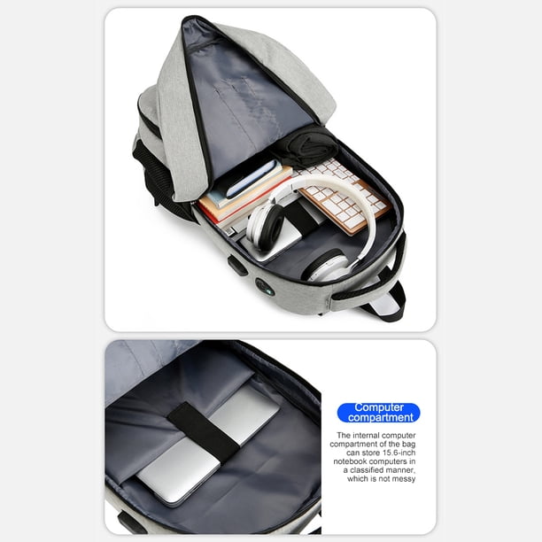 Mochila Oxford para almuerzo, bolsa de almacenamiento impermeable, accesorios para exteriores (gris claro) Sywqhk Para Estrenar