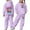 1Purple169, variant on XAOFW Kids 6 7 Outfits Girls Fashion Long Sleeve Hoodie Jogger Cute Number Printed Pullover Tracksuit Soft Breathable Party Night Sets