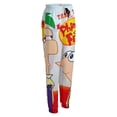 thumbnail image 5 of Phineas And Ferb Women's Jogger Track Pants Print Drawstring Lounge Sweatpants Casual Trousers for Yoga, Workout XL, 5 of 7
