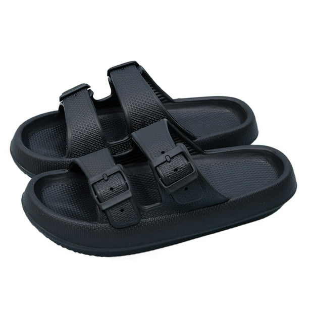 Slip On Slides Sandalias Planas Baño Suave Antideslizante para Mujeres Y Hombres