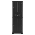 thumbnail image 5 of Tcbosik 67"H Bathroom Cabinet with Adjustable Shelf and 2 Doors, Tall Storage Cabinet with Drawer for Small Space, Living Room, Entryway, Black, 5 of 9