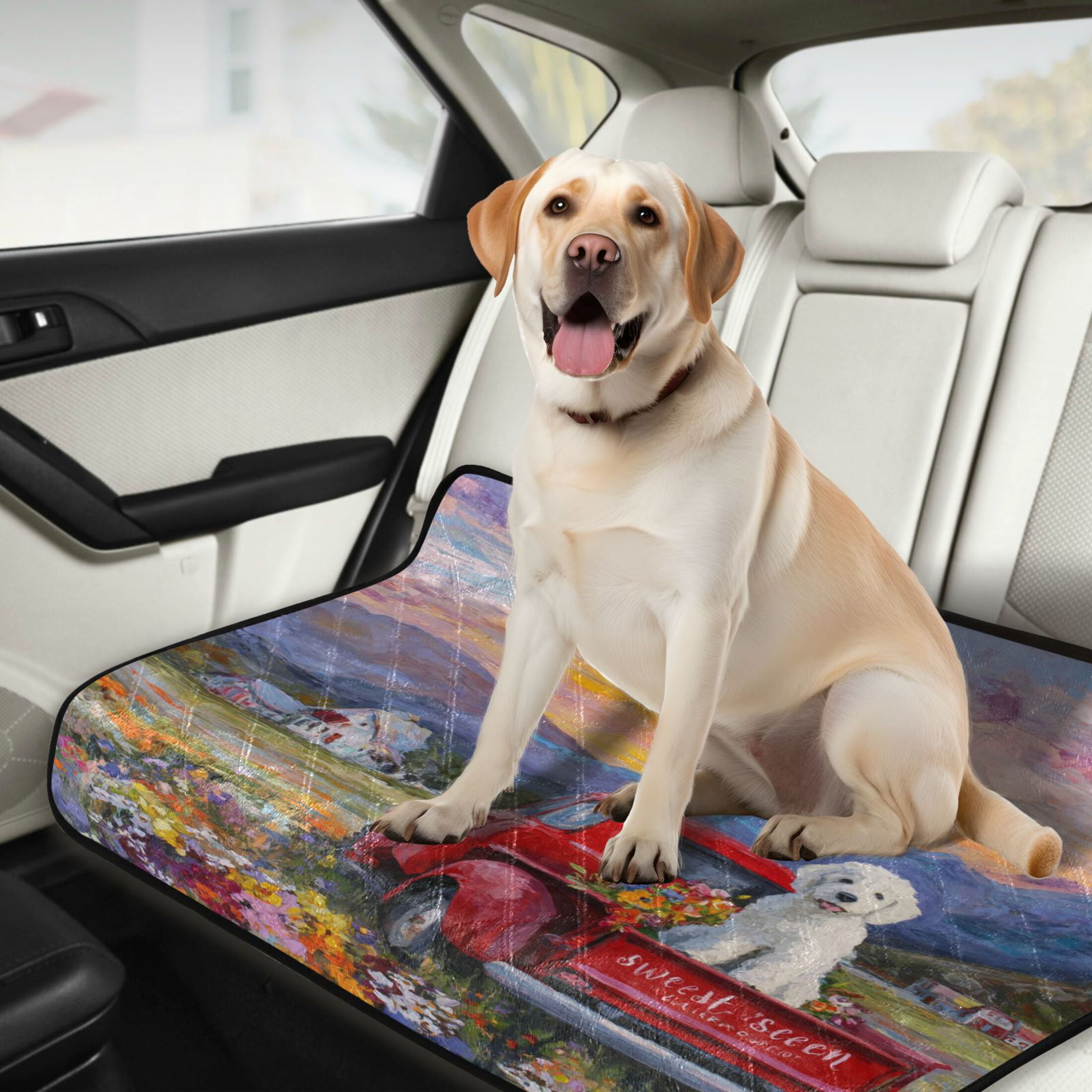 Qxltty Farm Dog Cat litter Pads Pet Set of 3 Diaper Mats Center Anti-leakage Layer Absorbent Soft and Comfortable